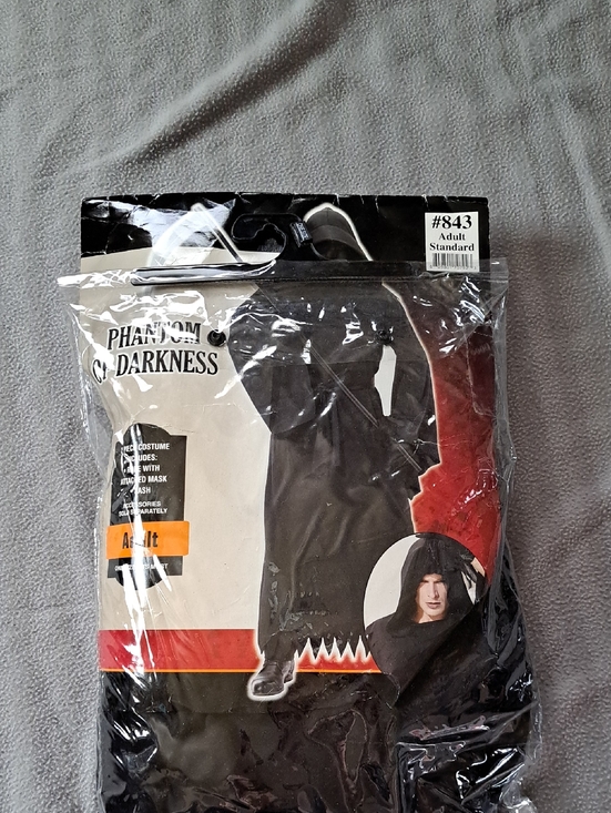 Other - Phantom of Darkness Adult Black Costume - New With Package